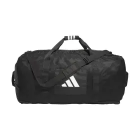 5159523 Adidas Team Carry Xl Duffel Bag One Size Black/white/2 5159523 Adidas Team Carry Xl Duffel Bag One Size Black/white/2