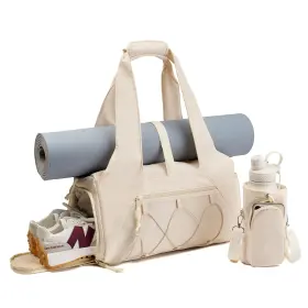946-mbs-us Amxnx Handbag For Women Yoga Bag Large Capacity Pad A01-beige