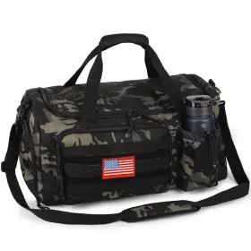 Lxb03-3 Atripack Tactical Gym Bag For Men 40l Large Capacity Duffle Bags Medium Camo Black Lxb03-3 Atripack Tactical Gym Bag For Men 40l Large Capacity Duffle Bags Medium Camo Black
