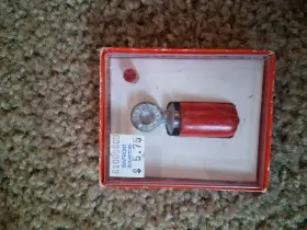 8103500b Audubon Bird Call Friction Whistle Red Wood And Silver Metal With Box 8103500b Audubon Bird Call Friction Whistle Red Wood And Silver Metal With Box