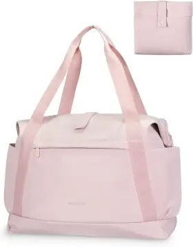 Bm0102014as012 Bagsmart Foldable Travel Duffle Bag 30.6l Large Carry On Medium Baby Pink Bm0102014as012 Bagsmart Foldable Travel Duffle Bag 30.6l Large Carry On Medium Baby Pink