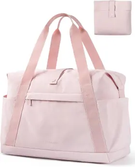 Bm0102014sb012 Bagsmart For Spirit Airlines Personal Item Bag 23l Foldable Weekender Pink Bm0102014sb012 Bagsmart For Spirit Airlines Personal Item Bag 23l Foldable Weekender Pink