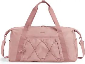 Bm0102023an Bagsmart Gym Bag With Shoe Compartment And Wet Pocket Large 03-dark Pink