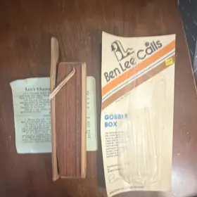 Gob01 Ben Lee Lees Champion Gobble Box Turkey Call Brown Wood Hunting Gob01 Ben Lee Lees Champion Gobble Box Turkey Call Brown Wood Hunting