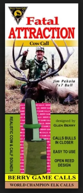 Berry Game Calls 701827000906 Call Fatal Attraction Elk Hunting Open Reed Cow Calf Bull Estrus