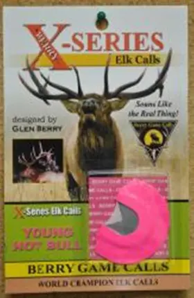Berry Game Calls 701827000920 X Series X-1 Pink Young Hot Bull Reed Elk Hunting Call