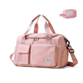 Beulptn 774803528534 Pink Gym Bag For Women Waterproof Travel And Toiletry 01#pink Beulptn 774803528534 Pink Gym Bag For Women Waterproof Travel And Toiletry 01#pink