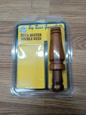 Big River 017435092012 Game Calls Duck Buster Double Reed Call Walnut Org. Packaging No Tape