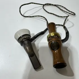 61525 Big River Vintage Game Calls Double Reed Duck Call And 6 In 1 Hs Pro Ser