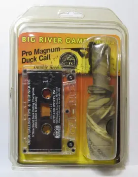 Big River Game Calls 017435029711 Vintage Double Reed Camo Pro Magnum Duck Call With Tape Nos Big River Game Calls 017435029711 Vintage Double Reed Camo Pro Magnum Duck Call With Tape Nos