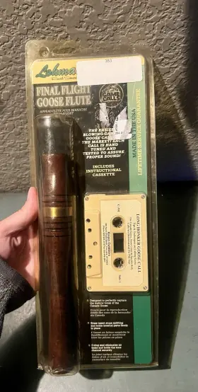 Br1650-1 Big River - Lohman New Final Flight Canada Goose Flute Call Br160-1 Cassette Br1650-1 Big River - Lohman New Final Flight Canada Goose Flute Call Br160-1 Cassette