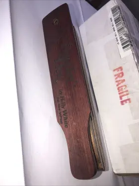 347399 Billy White Turkey Call Hustlinft Hen Purple Heart Lid Walnut Box Never Hunted 347399 Billy White Turkey Call Hustlinft Hen Purple Heart Lid Walnut Box Never Hunted