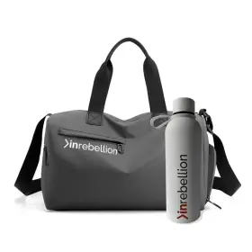 Gb002 Brand In Rebellion Set Gym Bag With 17oz Water Bottle - Mens Travel Gb002 Brand In Rebellion Set Gym Bag With 17oz Water Bottle - Mens Travel