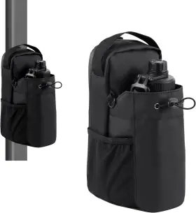 Mb-mgb-001 Brand Megablues 3x Stronger Magnetic Gym Bag - Water-resistant Fitness Water Bottle Black