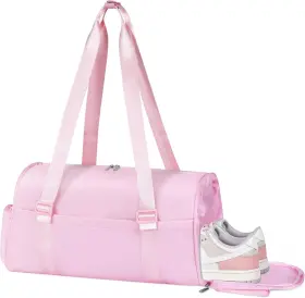 Tlm-jdjsb01 Brand Tilymol Gym Bag For Women With Shoe Compartment Waterproof Travel Duffle 21l Pink Tlm-jdjsb01 Brand Tilymol Gym Bag For Women With Shoe Compartment Waterproof Travel Duffle 21l Pink