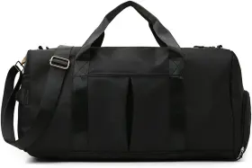 Zspb02-ba Brand Zuevi Sports Gym Duffel Bag For Men Or Women Waterproof Weekender Black Zspb02-ba Brand Zuevi Sports Gym Duffel Bag For Men Or Women Waterproof Weekender Black