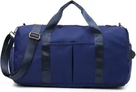 Zspb02-bu Brand Zuevi Sports Gym Duffel Bag For Men Or Women Waterproof Weekender Travel Blue Zspb02-bu Brand Zuevi Sports Gym Duffel Bag For Men Or Women Waterproof Weekender Travel Blue