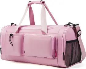 B-gc-002 Bshg 21 Inch Gym Bags For Men And Women With Shoes Compartment B-gc-002-pink B-gc-002 Bshg 21 Inch Gym Bags For Men And Women With Shoes Compartment B-gc-002-pink