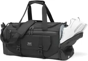 Ga-001 Bshg Sports Bag For Men And Women With Shoes Compartment Wet B-ga-001-black