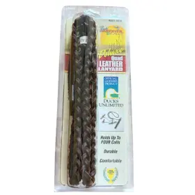 Buck Gardener 021291082780 Gardner Deluxe Quad Braided Leather Call Lanyard New Ducks Unlimited 08278