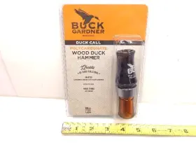 Buck Gardner 639287554038 Wood Duck Hammer Call - New In Package Usa