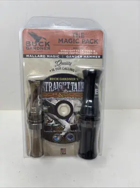 Buck Gardner 639287683486 Magic Talk Pack Mallard Duck And Canada Goose Calls With Cd