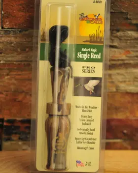 A-mm1 Buck Gardner Calls 039421310016 Duck Call Pro Series Mallard Magic Single Reed New Nos