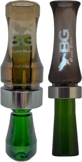 Buck Gardner Calls 313037679669 Bgc Double Nasty Duck Call And Wood Combo - Timber Pack Kit