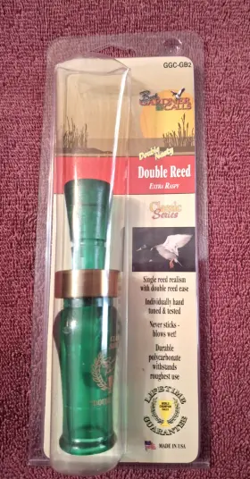 Ggc-gb2 Buck Gardner Nos Classic Series Double Reed Duck Call Nasty Extra Raspy