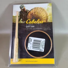 Cabelas 400379005307 Turkey Call Aluminum Pot