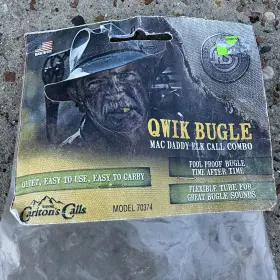 70374 Carlton S Calls Wayne Carltons Qwik Bugle With Mac Daddy Combo Elk/cow Black Flexible
