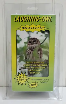 Cherokee Sports 765801007008 New Turkey Hunting Squeeze Call Laughing Owl Model #700 Vhs Cherokee Sports 765801007008 New Turkey Hunting Squeeze Call Laughing Owl Model #700 Vhs
