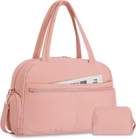 1989-us Cico Rider Sports Gym Bag For Women Travel Duffle With Shoe Compartment Pink