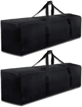 Cbsb-002b-2 Coolbebe Sports Duffle Bag - Extra Large Travel 47 Inch X 13.7 17.5 2pack Black