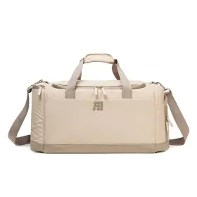 Cubitt Tracking Technologies 793150453597 Duffle Bag Waterproof Gym And Travel Medium Warm Beige