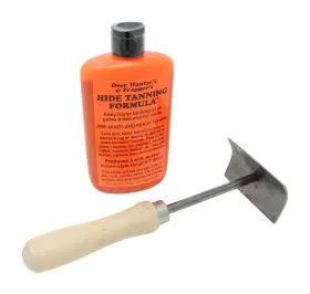 Cumberlands 685228911286 Knoblochs Deer Hunters And Trappers Hide Fur Tanning Formula Fleshing T