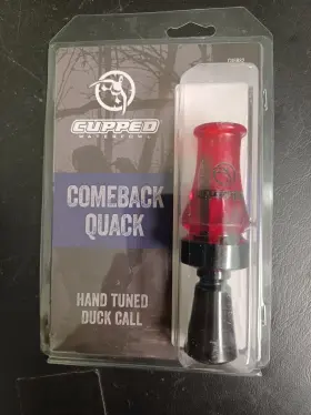 Cupped Waterfowl 810127786882 - Cu6882 Comeback Quack Double Reed Duck Call New Cupped Waterfowl 810127786882 - Cu6882 Comeback Quack Double Reed Duck Call New