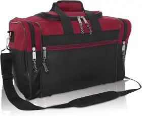 Df-005-maroon Dalix 17 Inch Blank Duffle Bag Duffel Travel Size Sports Durable Gym Maroon Df-005-maroon Dalix 17 Inch Blank Duffle Bag Duffel Travel Size Sports Durable Gym Maroon