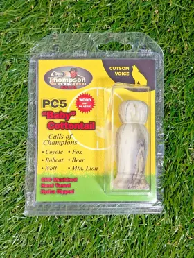 Dan Thompson 857650000313 New Game Calls Pc5 Inch Baby Cottontail - Wood Dan Thompson 857650000313 New Game Calls Pc5 Inch Baby Cottontail - Wood