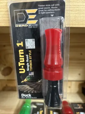 Ut003 Dead End Game Calls - U-turn 1 Single Reed Timber Duck Call New