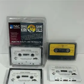 Dkp-120 Dennis Kirk Johnny Stewart Predator Call Cassette Tapes Genuine Sounds Dkp-120 Dennis Kirk Johnny Stewart Predator Call Cassette Tapes Genuine Sounds