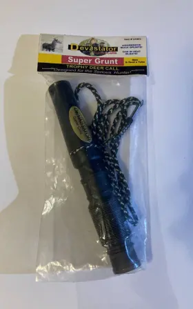 Devastator 680966402003 Super Grunt Deer Call Buck Hunting Usa Made Dsbg New Vintage Lanyard