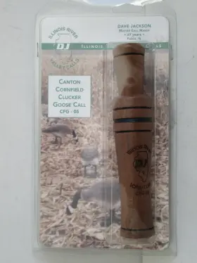 Cfg-05 Dj Dave Jackson New Illinois River Canton Cornfield Clucker Goose Call Cfg-05 Dj Dave Jackson New Illinois River Canton Cornfield Clucker Goose Call