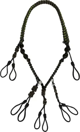 Dw7150-bko Drake Waterfowl Caller Lanyard Polypropylene Braided Cord Black/olive Osfm