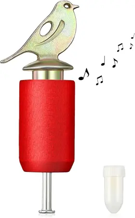 Dr-dreyoo-170143 Dreyoo Bird Call Whistle With Rosin Caller Imitating Red Color