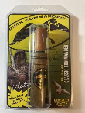 Duck Commander 040444100027 Classic Vintage Double Reed Call Made In Usa New