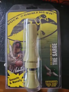 Duck Commander 040444101239 - The Sarge Double Reed Call Made In Usa New