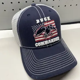 Duck Commander 040444506904 New With Tags Navy/white American Flag Adjustable Baseball Cap Duck Commander 040444506904 New With Tags Navy/white American Flag Adjustable Baseball Cap