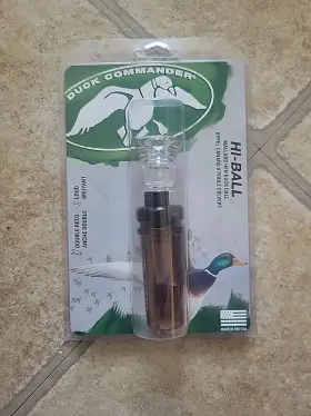 Duck Commander 040444513193 Dcprohb Jase Pro Series Hi-ball Double Reed Call Brown