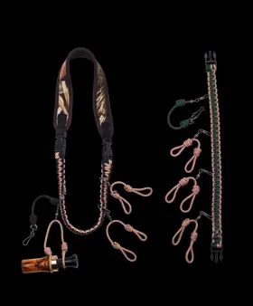 Dnbql3 Duck Commander Cut Em Camo Braided Hunting Call Holder Lanyard